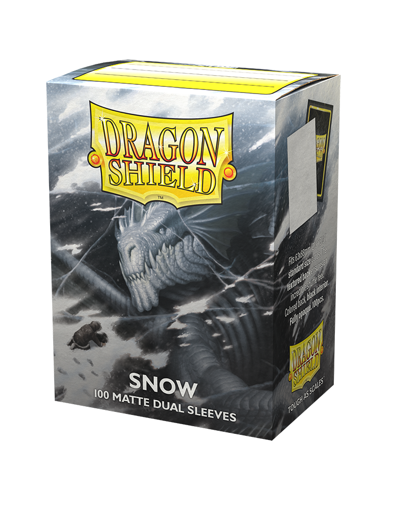 Dragon Shield - 100 Dual Matte Snow