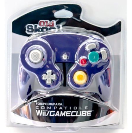 Old Skool Controller Compatible Con Wii/GameCube Purple
