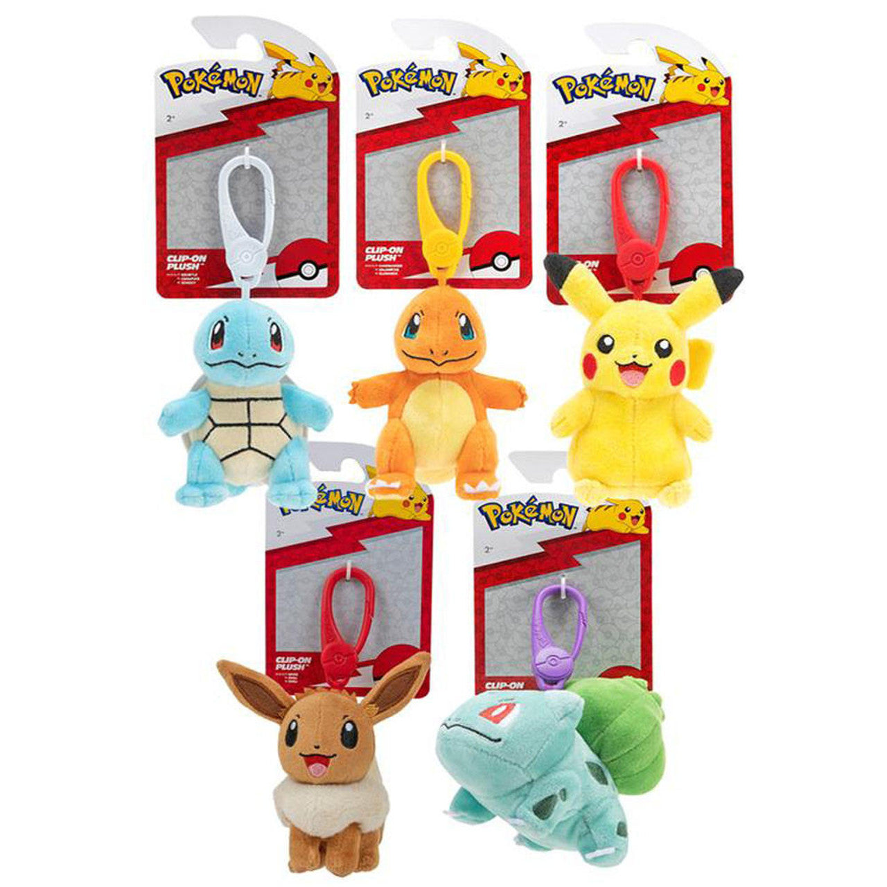 Pokemon Clip-On Plush Plushies