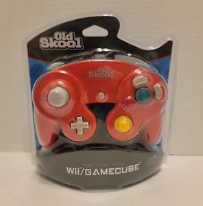 Old Skool Controller Compatible Con Wii/GameCube Red