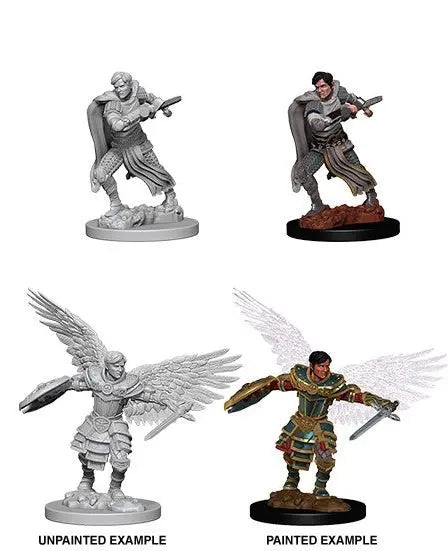 Wizkids Nolzur's: Unpainted - Male Aasimar Fighter