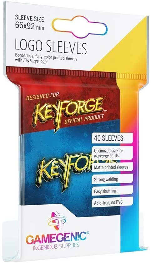 Keyforge: Logo Sleeves Blue