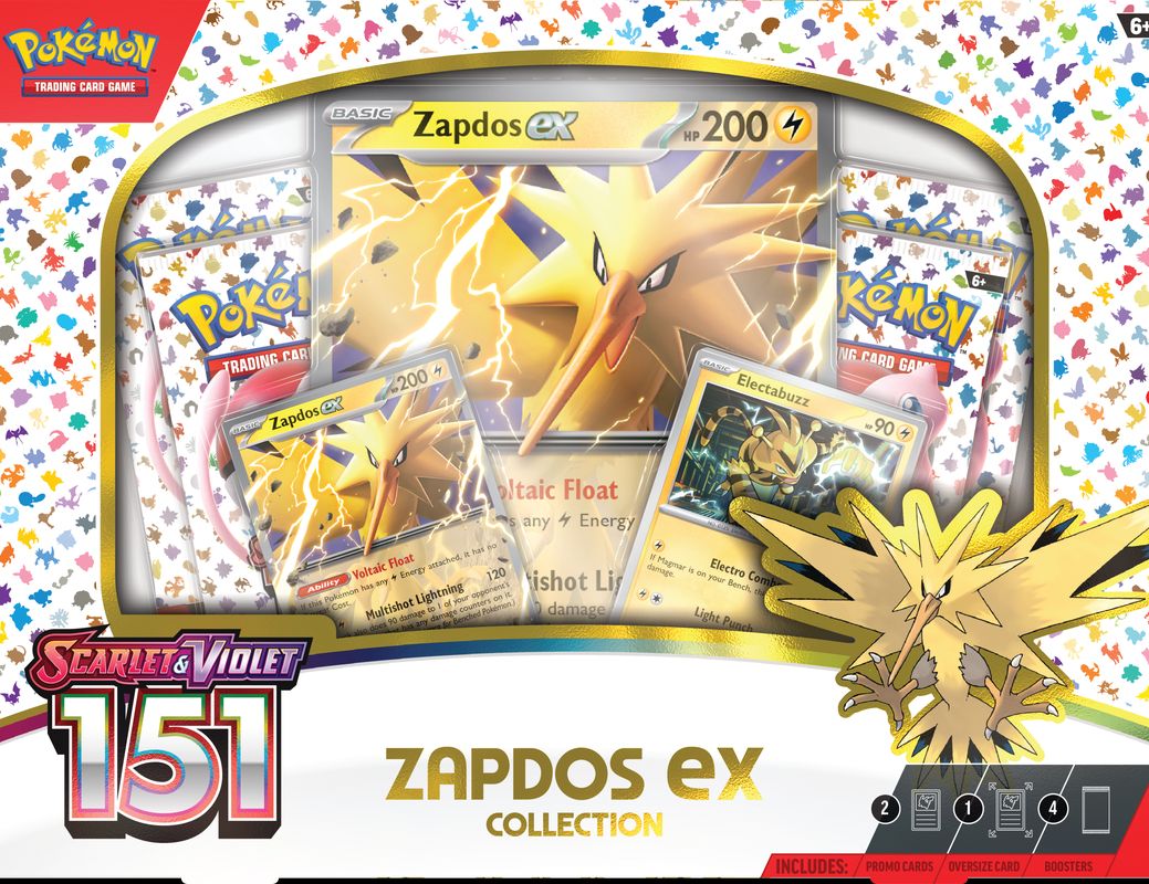 Scarlet & Violet 151 Zapdos Ex Collection