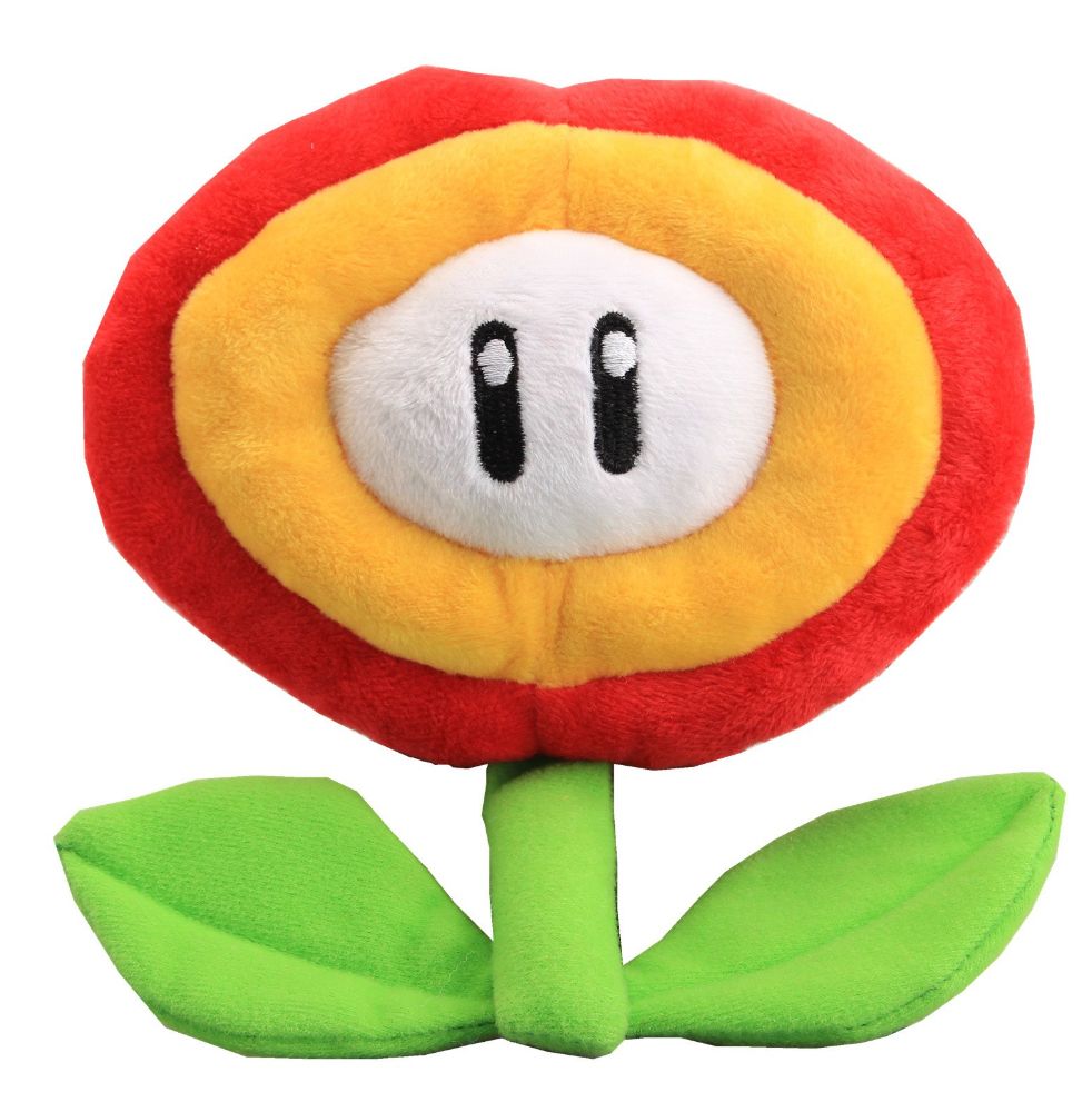 Super Mario Bros Fire Flower 6″ Plush