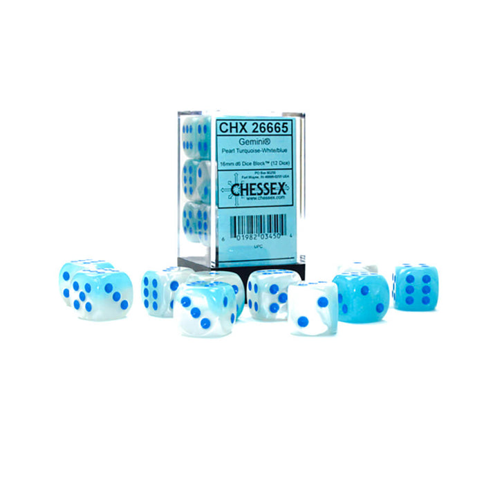 CHX 26665 PEARL TURQUOISE-WHITE BLUE