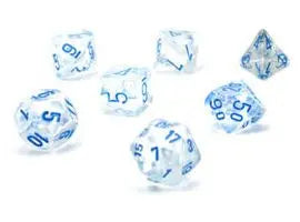 Chessex 20581 Mini 7 Set Borealis Icicle/Light Blue