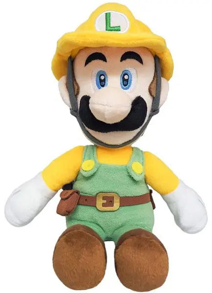 Little Buddy Super Mario Maker 2 Builder Luigi 10″ Plush