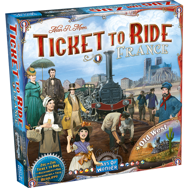 Ticket To Ride Map Collection 6: France and Old West