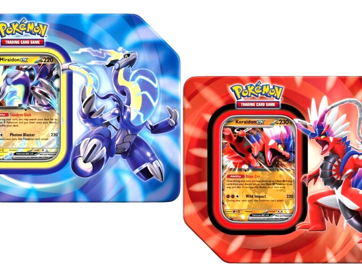 Miraidon Ex Paldea Legends Tin