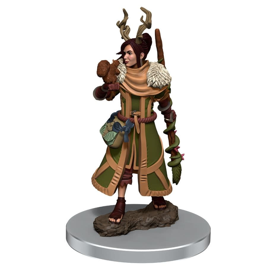 D&D Premium Mini: Female Human Druid