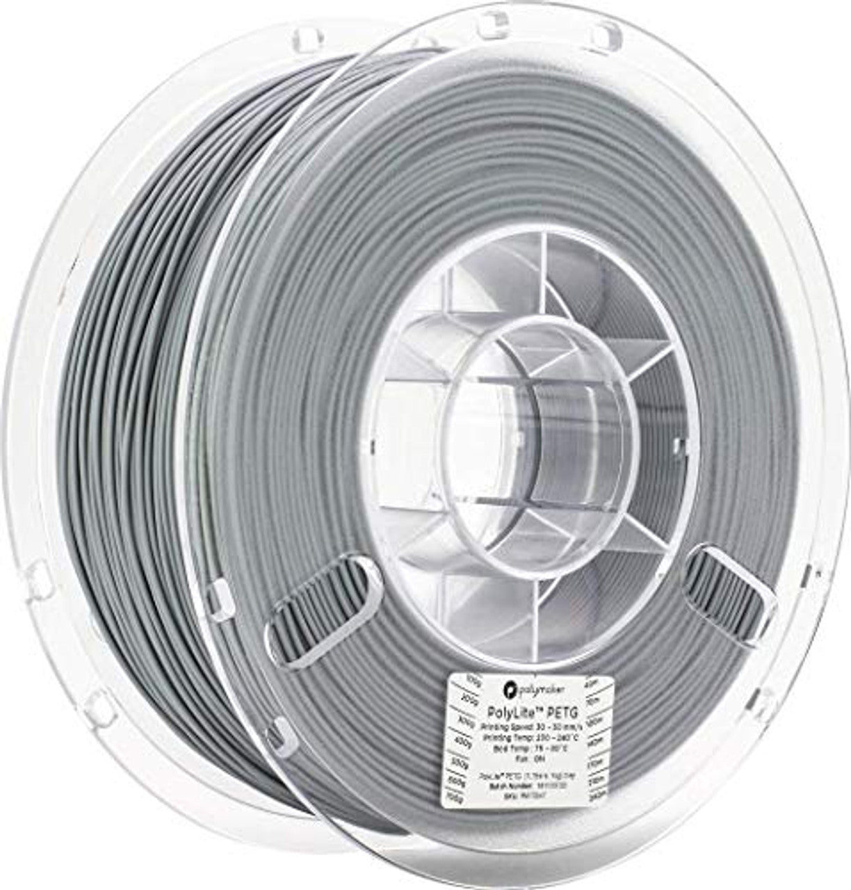 Polylite PETG True Grey (1.75mm) (1kg)