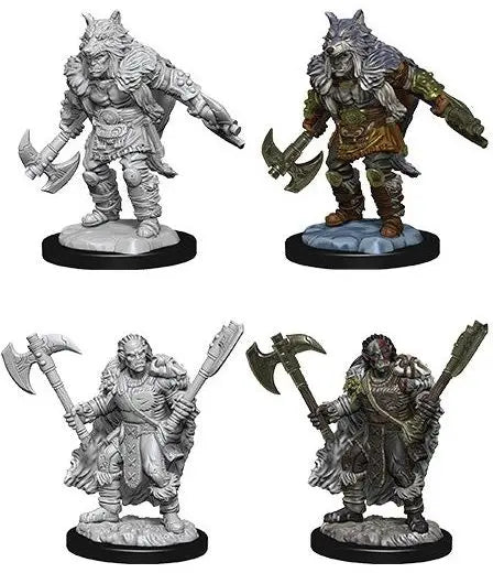 Wizkids D&D Unpainted Minis Male Half-Orc Barbarian