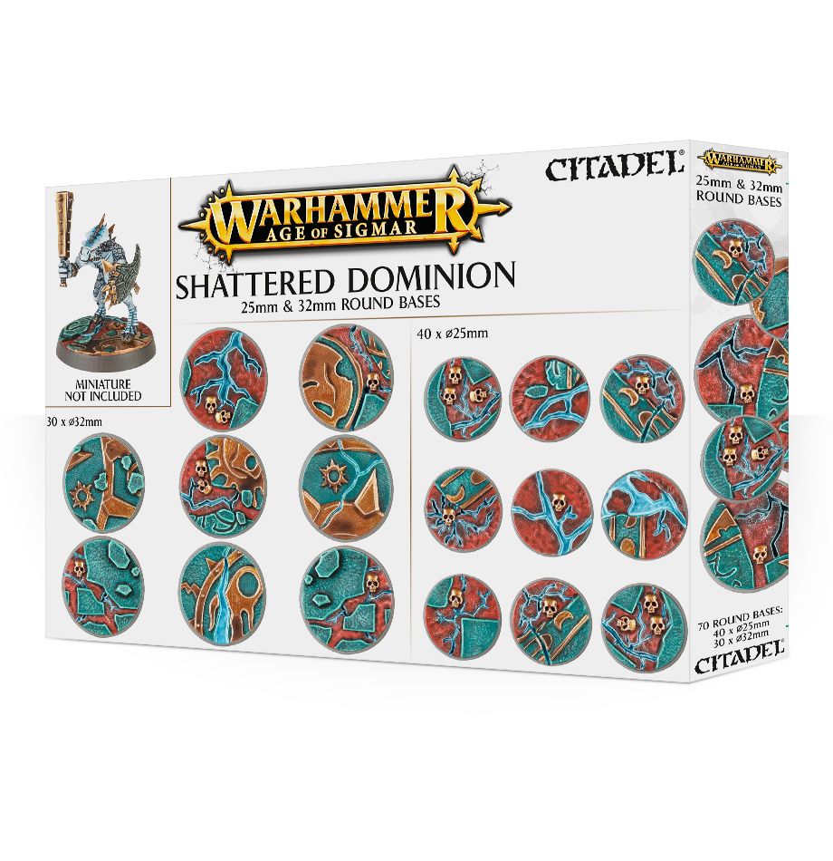 Shattered Dominion: 25MM & 32MM Round Bases