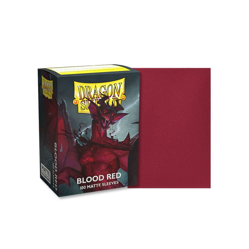 Dragon Shield - 100 Matte Blood Red