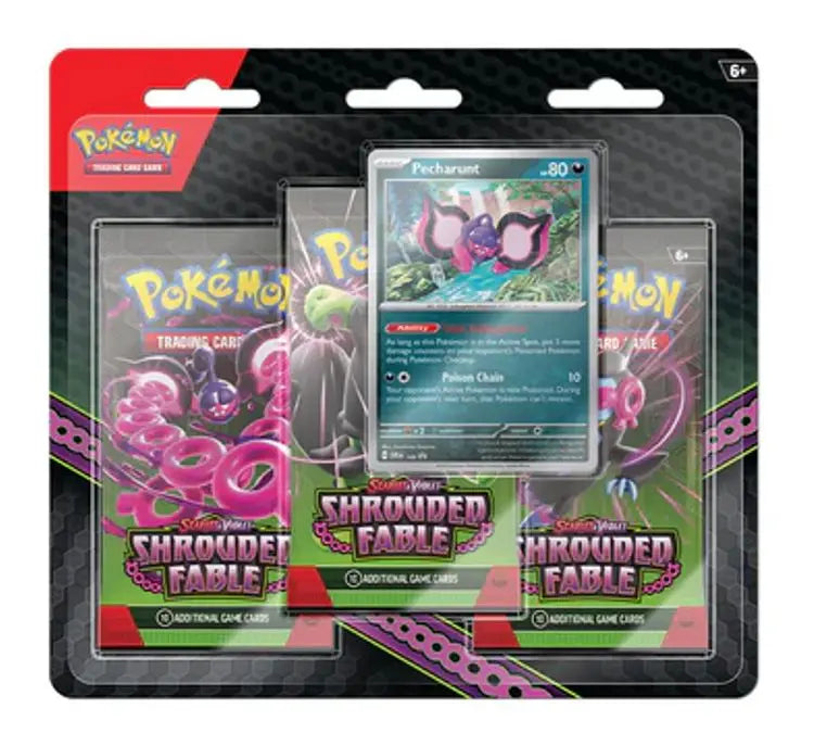 Scarlet & Violet Shrouded Fable - 3 Pack Blister