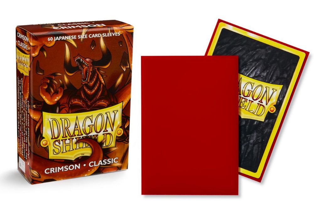 Dragon Shield - JPN Sleeves - Classic Crimson 60