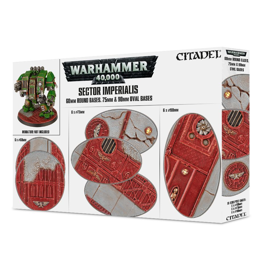 Sector Imperialis: 60MM RD and 75/90MM Oval Bases