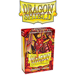 Dragon Shield - 100 Matte Ruby