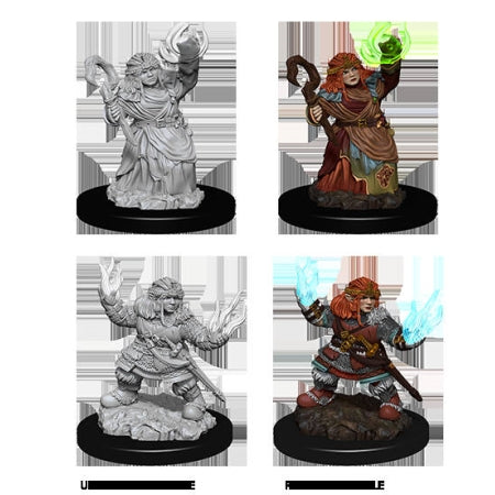 Pathfinder Mini: Female Dwarf Summoner