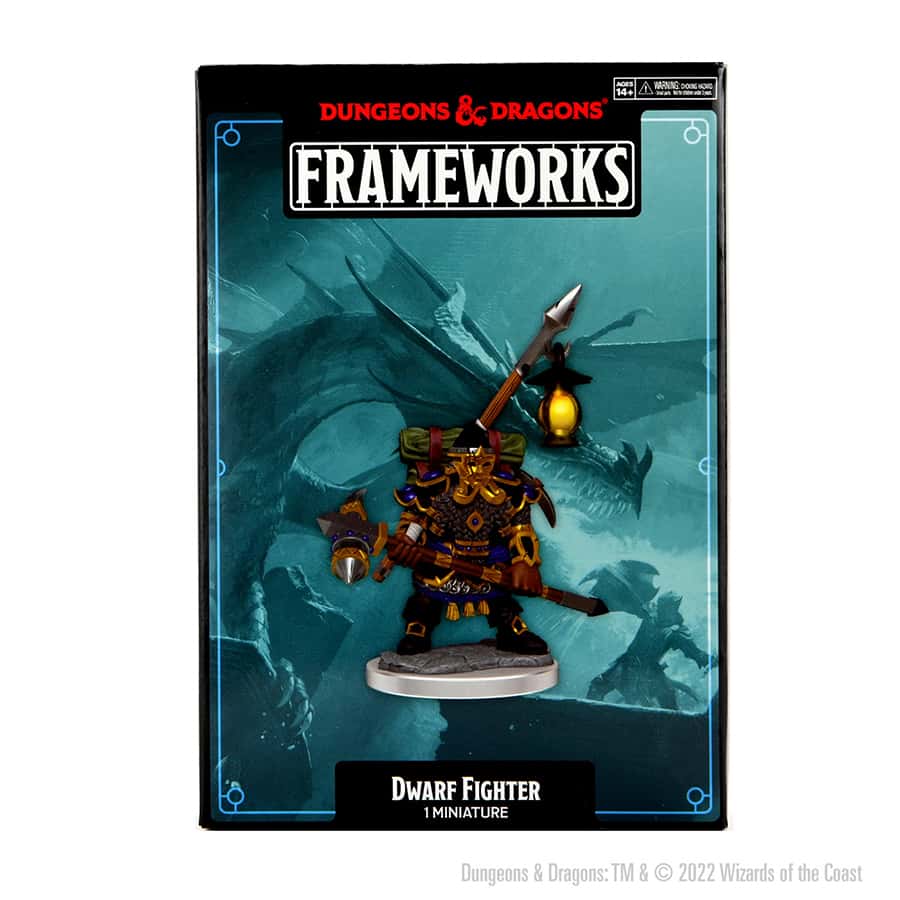 D&D Mini: Frameworks Dwarf Fighter