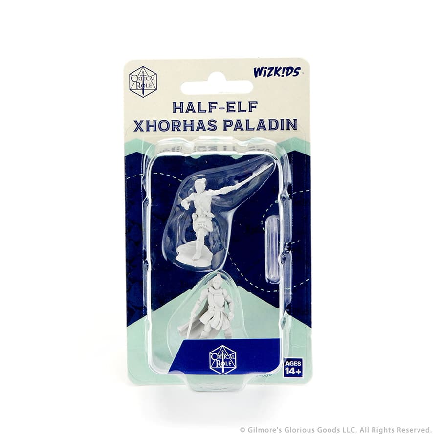 D&D Mini: Critical Role Half-Elf Xhorhas Paladin