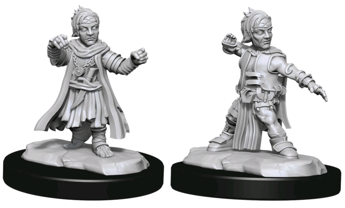 D&D Mini: Male Halfling Monk