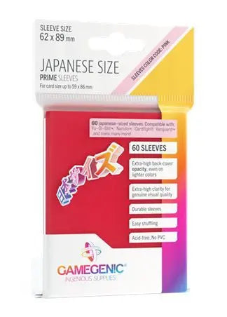 PRIME Japanese Size Sleeves Red 60