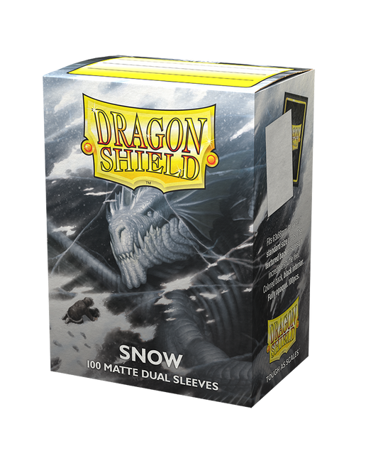 Dragon Shield - 100 Dual Matte Snow