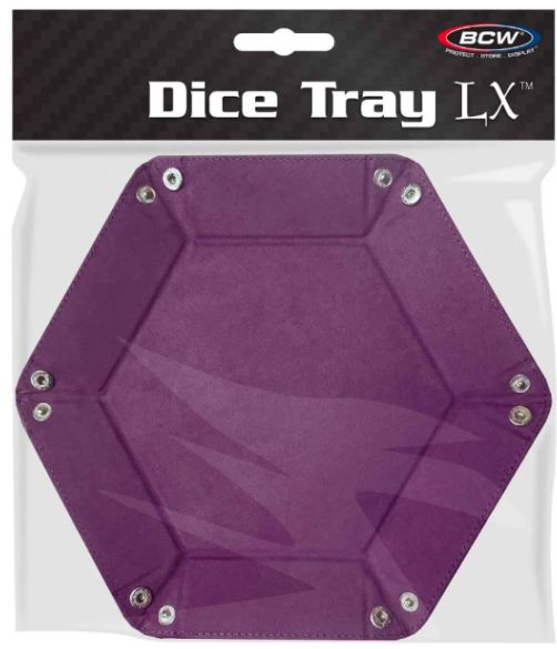 Dice Tray LX Hexagon Purple