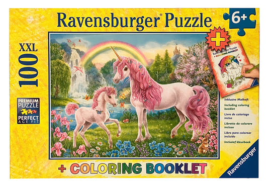 Magical Unicorns & Coloring Book