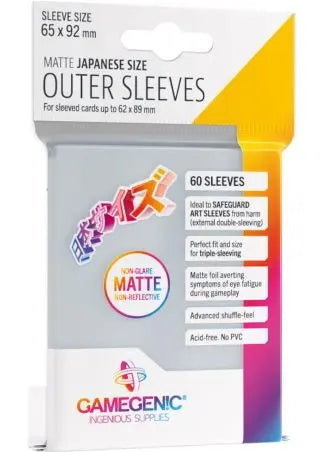 Outer Sleeves Matte Japanese Size 60