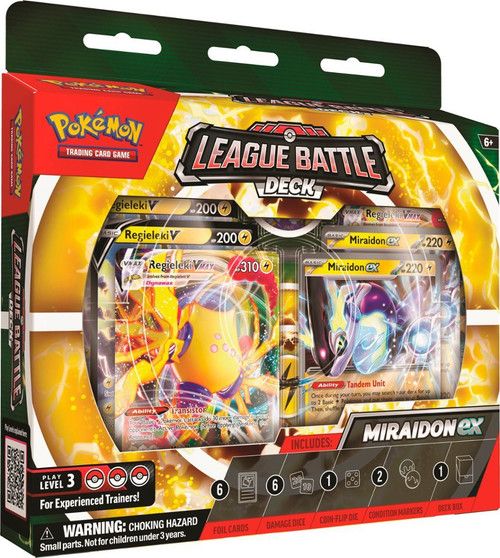 Miraidon Ex & Regieleki VMAX League Battle Deck