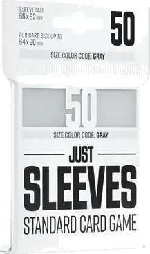 Just Sleeves - Standard Card Game Sleeves: White 50