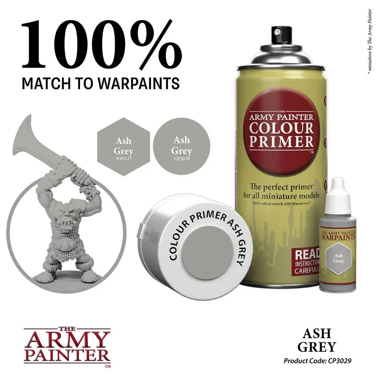 Army Painter Color Primer Spray (400 mL) - Ash Grey