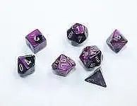 Chessex 20640 Mini 7 Set Gemini Black-Purple/Gold