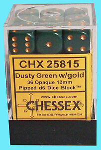 CHX 25815 Dusty Green w/Copper Dice Block