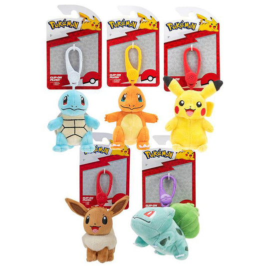 Pokemon Clip-On Plush Plushies