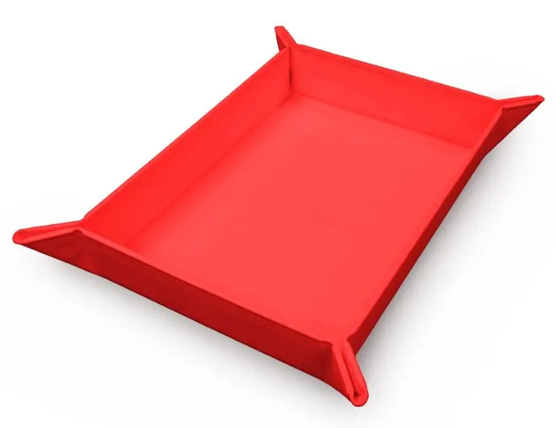 Ultra Pro Magnetic Foldable Dice Rolling Tray: Vivid Red