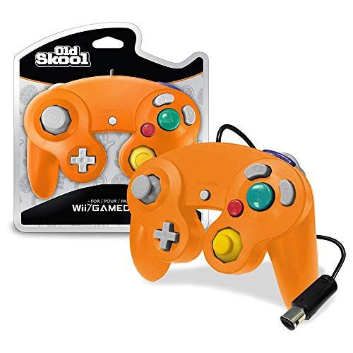 Old Skool Controller Compatible Con Wii/GameCube Orange