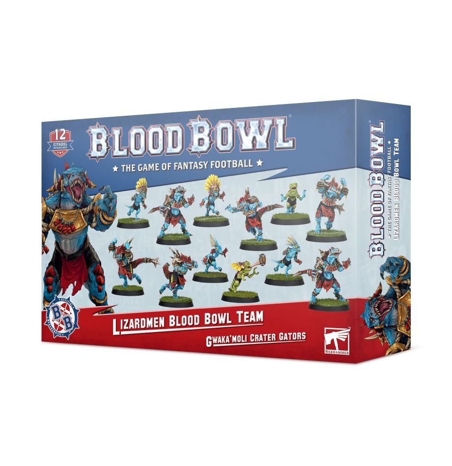 Lizardmen Blood Bowl Team â€“ Gwaka'moli Crater Gators