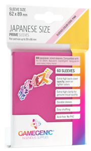 PRIME Card Sleeves: Japanese Size Pink 60