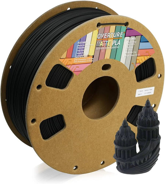 Overture Black PLA (1.75 mm)(1 kg)