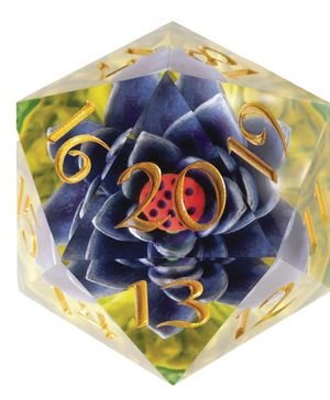 54MM Spindown D20 Magic The Gathering Black Lotus