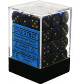 CHX 27827 (36) SCARAB 12MM D6 - ROYAL BLUE/GOLD