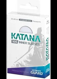 Katana Standard Size Inner Sleeves Transparent
