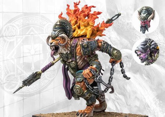 Sorcerer Kings: Rakshasa Ravanar (with Hindu Fork)/Rakshasa Bakasura (with Swords) (Dual Kit)