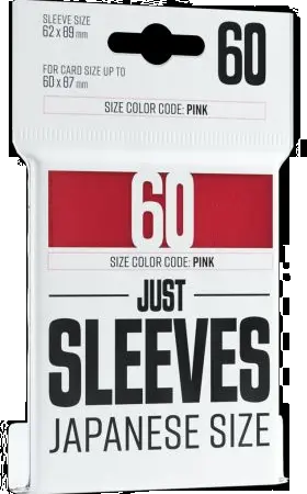 60 Just Sleeves Japanese Size Red