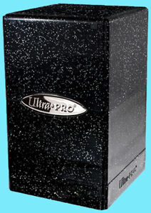 Satin Tower - Glitter Black
