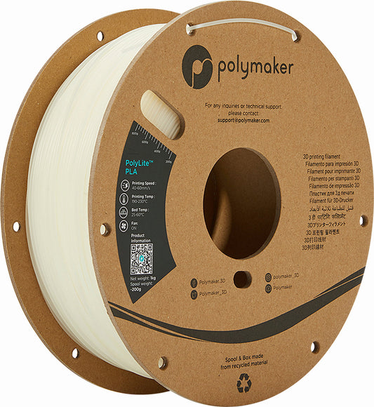 PolyLite PLA Natural (1.75mm) (1kg)