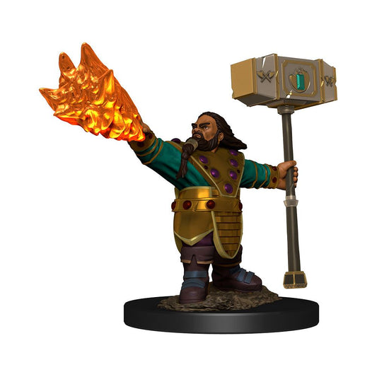 D&D Premium Mini's: Male Dwarf Cleric